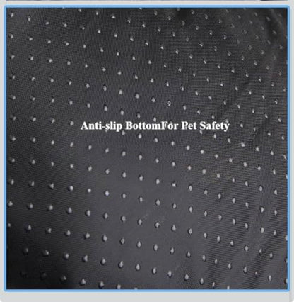Plush Pet Bed, Soft Cushioned Dog Sofa with Bolster Pillows Breed Dogs Cotton Fill Side Bolster Washable (Black and Gray, Large) - color: black and gray, size: Large