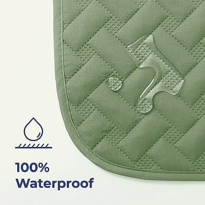 gogobunny 100% Double Sided Waterproof Dog Blanket Soft Pet Bed Cover Reversible Protect Furniture Couch Sofa Car for Puppy Cat Kids (Dark Green/Light Green, 30x70 Inch (Pack of 1)) - color: Dark Green/Light Green, size: 30x70 Inch (Pack of 1)