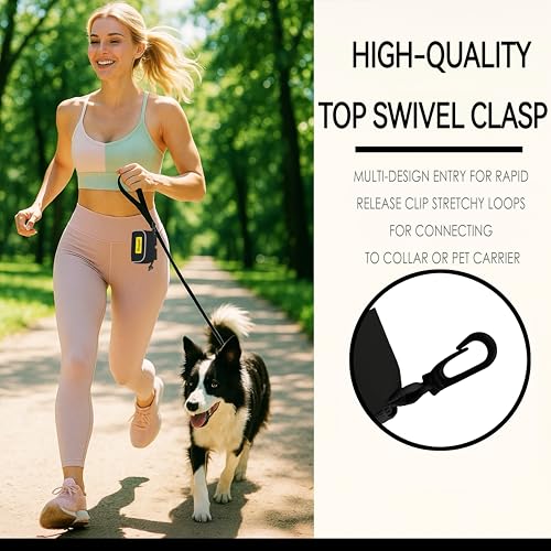 Dog Poop Bag Holder for Leash, 2 Waterproof Zipper Pouches, Dog Treat Pouch for Pet Walking Accessories, with Dispenser, Training Clicker and 1 Free Roll (Black) - color: Black