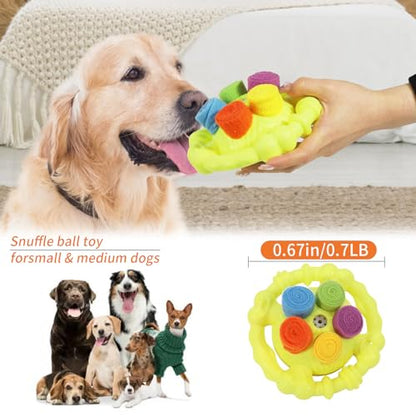 Romicta Snuffle Ball for Dogs, Interactive Dog Toys, Encourage Natural Foraging Skills, Slow Food Training to Relieve Boredom and Energy, Dog Chew Toys for Aggressive Chewers, Puzzle Toys for Dogs