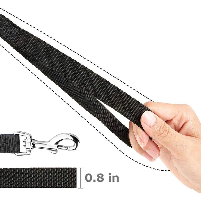 Dog Leash - Heavy Duty Nylon Long Dog Training Leash, Obedience Recall Training Agility Lead 6,15,23,33,50 & 100 FT (Blue, 50ft/15m) - color: Blue, size: 50ft/15m