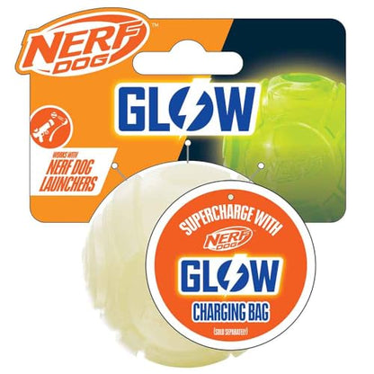 Nerf Dog Tennis Ball Blaster Dog Toy white, 2.5 Inch Glow Reload Ball - size: 2.5 Inch Glow Reload Ball