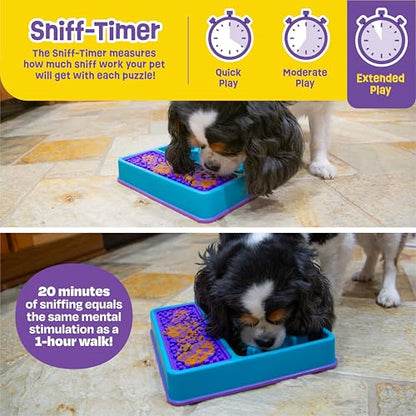 Brightkins Square 2-in-1 Slow Feeder Bowl and Lick Mat - Slow Feeder Dog Bowls, Dog Bowls for Fast Eaters, Interactive Puppy Bowl, Cat Food Puzzle, Puzzle for Dogs, Pet Dishwasher Safe Lick Mat - style: Slow Feeder & Lick Mat