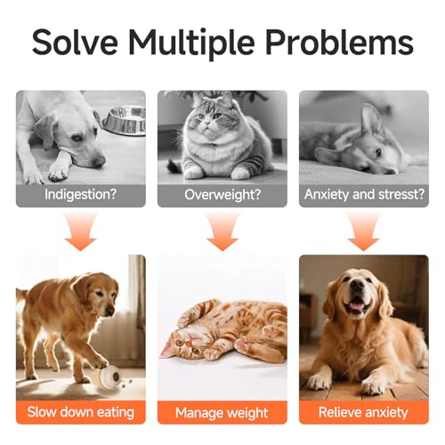 Interactive Dog Toys Freezable Treat Dispensing Puzzle Toy Long-Lasting Busy Toy Chew Toy to Reduce Boredom & Anxiety, Long-Lasting Busy Toy for Small Medium Large Dogs