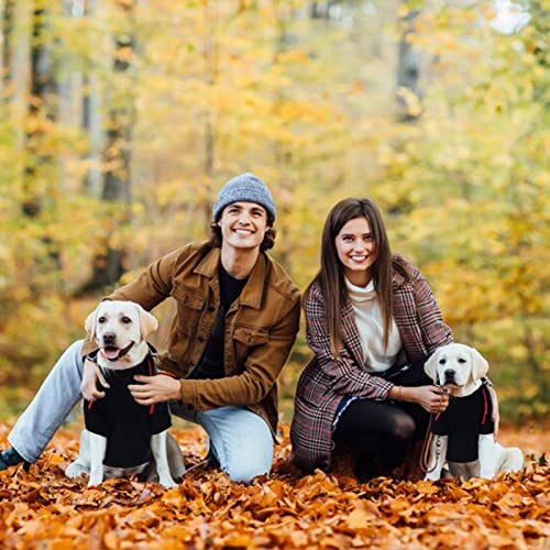 Dog Hoodie,Flannel Pet Hooded Sweater with Hat Puppy Pullover Sweater Shirt,Dog (Black,M) - color: Black, size: Medium