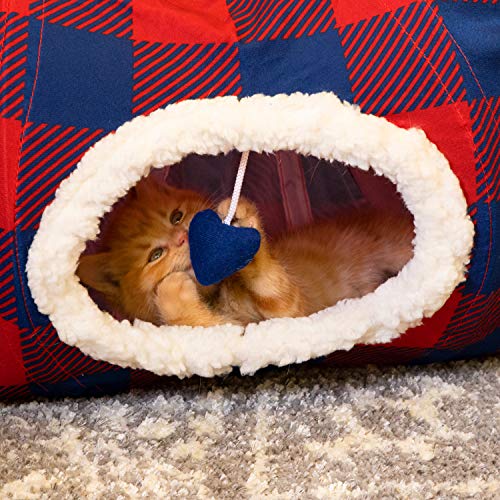 Plaid Tunnel Bed - color: Plaid