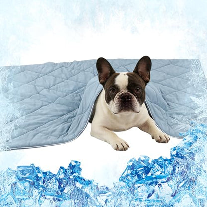 29x40in Cooling Blanket for Dogs - Machine Washable Soft Blanket with Q-MAX>0.4, Fits Small Medium Dogs Cats, Summer Cooling Mat for Dog Kennel Car Seat Indoor Furniture Couch Sofa Protector - size: 29x40in