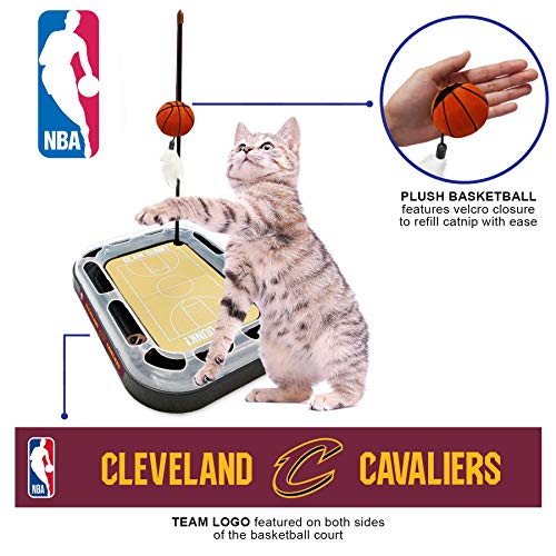 Cleveland Cavaliers Basketball Cat Scratcher Toy - color: Cleveland Cavaliers