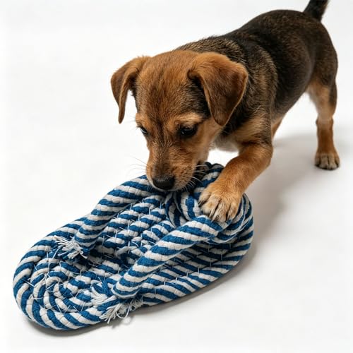 Dog Toys Puppy Teething Chew Toys,Dog Chew Toys Rope Toys,Cat Chew Toys,Safe Braided Rabbit Toys Healthy Gift (Slippers) - color: blue and white slippers