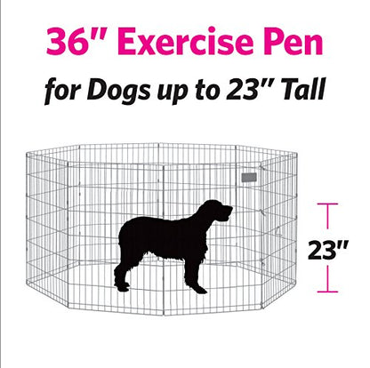 MidWest Homes for Pets Add-on Panel, 36 Inch - color: Black, size: 36H-Inch Pen Extension Panel