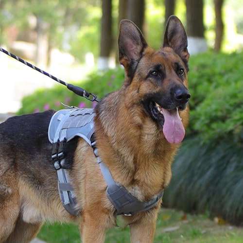 Reflective Large Dog Harness with Breathable Design Easy Wear Dog Harness for Safe and Comfortable Outdoor Experiences Large