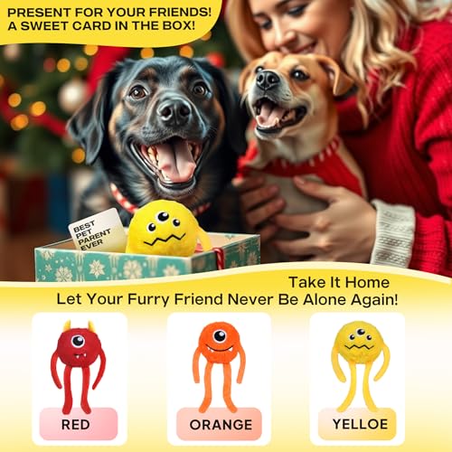 Fida Dog Chew Toys for Aggressive Chewers(3in1), Squeaky Dog Toys for Large Dogs, Interactive Dog Toys to Keep Them Busy, Dog Ball for Small, Medium and Large Dogs(Yellow) - color: Yellow