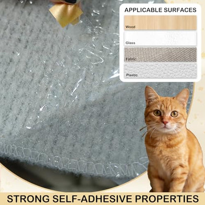 Cat Scratching Mat 15.3x23.6 Inches Polyester Synthetic Fiber, Mouse on Mushrooms in Rain Print, wall cat Scratcher, Scratch pad, Home Decor, Patio, Sunroom (2pcs) - color: TT21439-2pcs