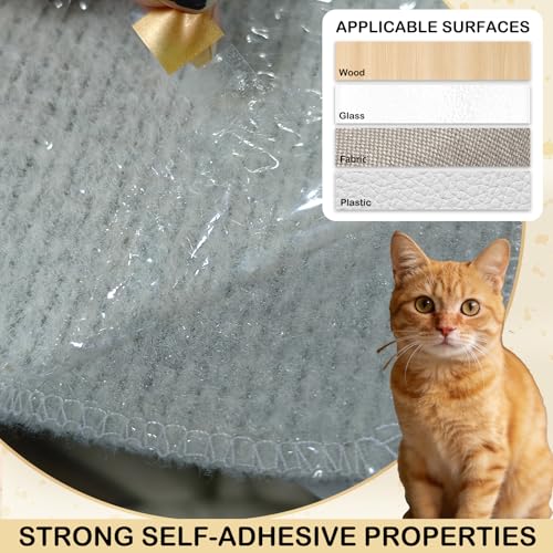 Cat Scratch Pad 15.3x23.6 Inches Polyester Synthetic Fiber, Cute Mouse & Blueberries Print, wall cat Scratcher, Scratching mat, Home Decor, Kitchen, Pantry (2pcs) - color: TT21437-2pcs