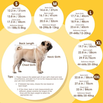 Dog Raincoat: Dog Rain Jacket with Reflective Harness & Removable Hood | Waterproof Dogs Rain Coat Poncho for Large Medium Small Dogs Puppies (Yellow - S) - size: Small