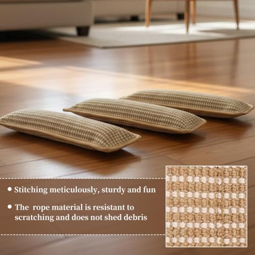 Catnip Toys - Catnip Pillows for Cats,Soft Sisal Indoor Kitten Scratching & Kicker Toys, Teeth Cleaning Catnips Pillow for Kittens & Indoor Cats with Drives Bored Cat Crazy,3Pcs - size: L