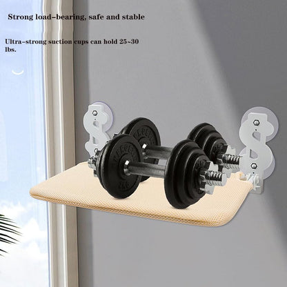 Cat Hammock, Four Seasons Pet Nest Suction Cup Cat Hammock,Window Sill Glass Hanging Cat Hammock Foldable Cat nest Supplies,30X45cm (B-Style, Grey) - color: grey, size: B-style