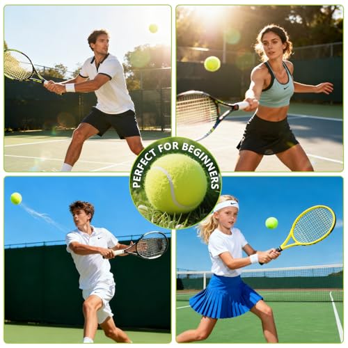 PoyPet 16-Pack Tennis Balls Bulk for Practice,Training and Beginners | Ideal for Dog Fetch,Chew and Play - color: Yellow