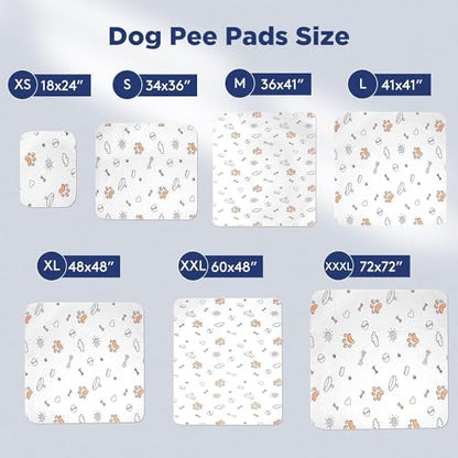 Washable Pee Pads for Dogs, 2 Pack Small 18"x24" Super Absorbent Reusable Puppy Pads Pet Training Pads, 100% Waterproof Non-Slip Puppy Pee Pads Whelping Dog Playpen Crate Potty Pads Puppy Essentials - size: 18X24 (2 Packs)