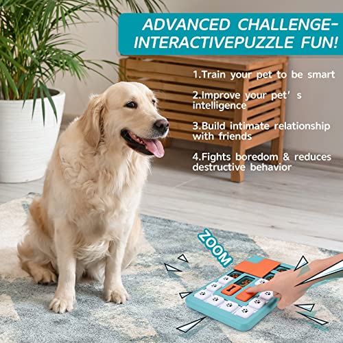 FOXMM Dog Puzzle Toys - Interactive IQ Training & Mental Stimulating Toys for Large, Medium & Small Dogs - style: S-Level 3