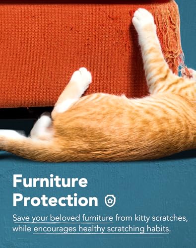 Lukamoo® Cat Scratching Pad, Wall Mounted Scratcher for Indoor Cats (Medium (24'' x 16'')) (Cinnamon) - color: Cinnamon