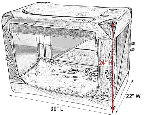Pet Gear Insta-Fold Soft Crate for Dogs, 30", Deep Pine - color: Deep Pine, size: 30 Inch