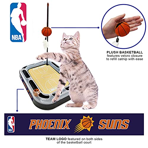 Pets First Phoenix Suns Basketball Cat Scratcher Toy 14 x 11 - color: Phoenix Suns