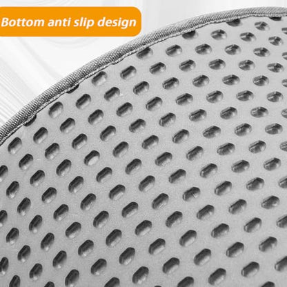 Large Cat Litter Mat, 46x28 Inches Extra Large Double Layer Honeycomb Cat Litter Trapping Mat, Non Slip Waterproof Urine Proof Mat, Scratch Resistant Durable Litter Rug - color: Grey 46"x 28"(2026 Upgrade Edition)+Gloves