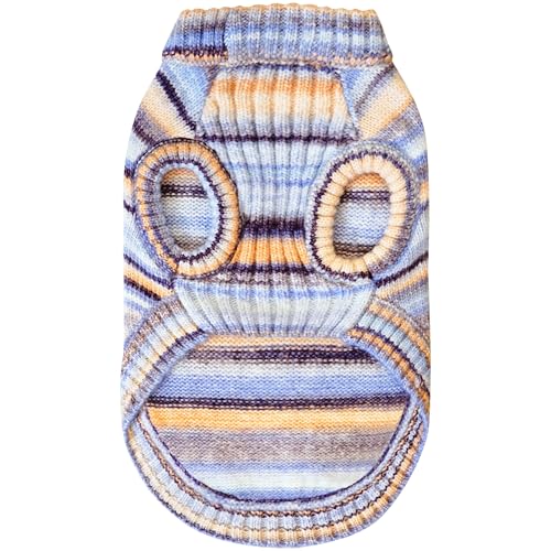 Blueberry Pet Dog Sweater - Award-Winning Christmas Sweater for Dogs | Cozy Knit Fabric, Gradient Dip Dye | Warm Dog Christmas Sweater | 22" Back, 30.25"-33" Chest, 21" Neck | Machine Washable - color: Serene Blue, size: 22 inch (Pack of 1)