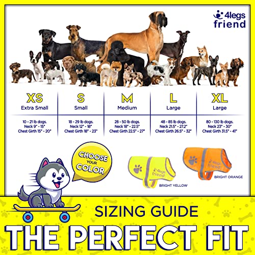 Safety Reflective Vest for Dogs - High Visibility for Outdoor Activity Day and Night, Protect Your Pet from Cars & Hunting Accidents - size: S
