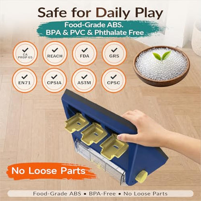 Dog Puzzle Toy, Large Size, 2 Levels of Challenge, Paw-Activated Rolling Treat Dispenser, Slow Feeder & Mental Stimulation for Small/Medium Dogs Enrichment Toys
