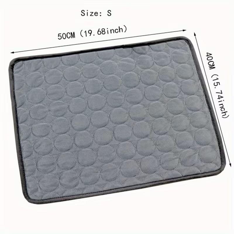 1pcs Dog Bed Cover Pet Blanket for Furniture Bed Couch Sofa Reversible, Breathable, Washable Pet Blankets, Dog Cooling Mat, Dark Grey, 50 * 40cm - color: Dark Grey, size: 50*40cm