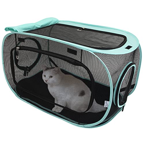 Kitty City Outdoor Catio Furniture and Play Kits for Cats, Outdoor Kennel - color: H) Rectangular Tent