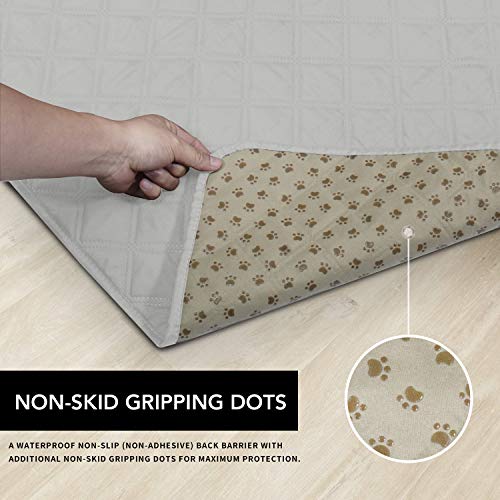 Easy-Going 100% Waterproof Dog Bed Cover, Non-Slip Pet Blanket for Furniture, Washable Couch Cover, Repleasement Sofa Cover (52X82 in,Light Gray) - color: Light Gray, size: 52x82 in
