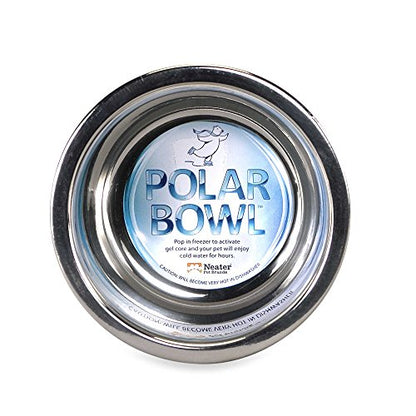 Neater Pets Polar Bowl - Freezer Bowl for Ice Cold Water for Dogs & Cats - Perfect for Hot Summer Days, (3.5 Cups)