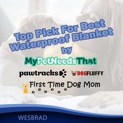 100% Leak Proof, Waterproof Bed Cover, Totally Pee Proof, EZ-Wash, Durable, 3 Layer Blanket (Queen-King 90"x80", Slate Grey, Cool Grey) Adults, Pets, Dogs, Cats - size: Queen-King 90"x80"