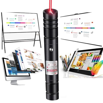 MEUSNO Lazer Pointer, Red Laser Pointer High Power Cat Laser Pointer Toy Red High Power Rechargeable Lazer Pointer for Cats Dogs Toy, High Power Laser Pointer for Presentations Cat Dogs Pet Toy