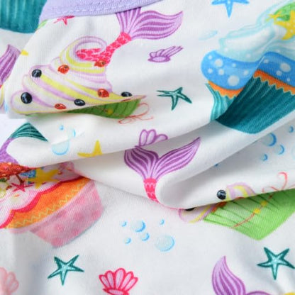 Dog Pajamas for Small Dogs, Soft Thin Pjs Jammies Cat Doggie, Summer Pet Cute Puppy Clothes Outfits Dogs Boy Girl(Mermaid Cake,XS) - color: Mermaid Cake, size: X-Small (Chest 11.8 in)