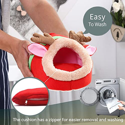 Ferret Bed - House Hide & Cage Accessories (S, Reindeer) - color: 5-Reindeer, size: S