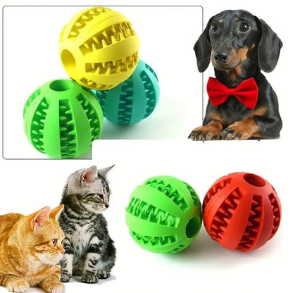 Interactive Dog Ball Toy, Treat Dispensing Puzzle, Slow Feeder for Dogs (Blue) - color: Blue