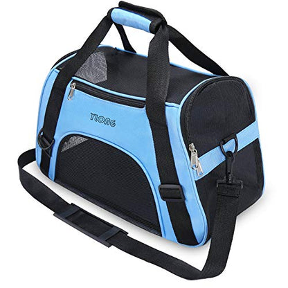 YLONG Airline Approved Pet Carrier,Soft-Sided Pet Travel Carrier for Cats Dogs Puppy Comfort Portable Foldable Pet Bag
