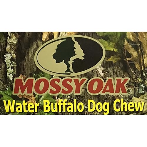 QT Dog Mossy Oak: Water Buffalo Horn & Tug Dog Chew - 12" Knotted Natural Cotton Rope, Pet Toy, No Preservatives, Horn, Long-Lasting, Combines Play & Chewing - style: 12"