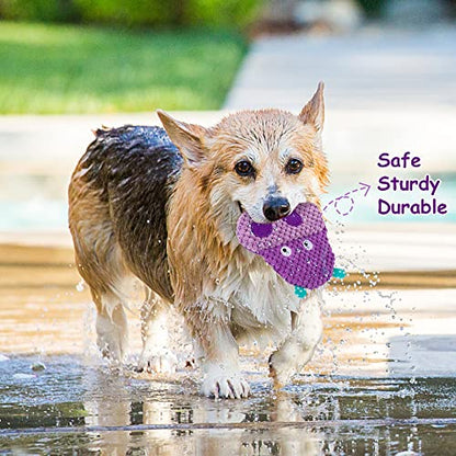 No Stuffing Dog Toys - 8 Pack Squeaky and Crinkle Plush Toys for Small Medium Dogs, Durable for Aggressive Chewers,Cute Puppy Textured Animals - color: 8Pcs Textured Animals