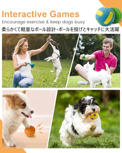 SCHITEC Dog Toys Squeaky, [4 Pack] Interactive Puppy Ball Toy, 2'' Soft Latex Rubber Fetch Play Pet Balls for Mini Breed Small Dogs Puppies - size: Mini 2"