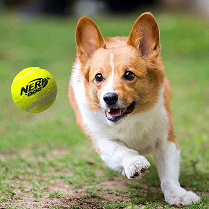 Nerf Dog Tennis Ball Blaster Dog Toy,12 Inch Translucent Blaster with 3 Balls - size: 12 in Translucent Blaster with 3 Balls