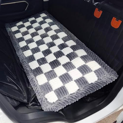 Dog Bed for Car, Backseat Pet Bed Mat, Dog Seat Cover for Car Back Seat, Non-Slip Travel Pet Mat, Fit for Backseat Extenders and Seat Covers (Gray&White, 24.8x54inch) - color: Gray&White