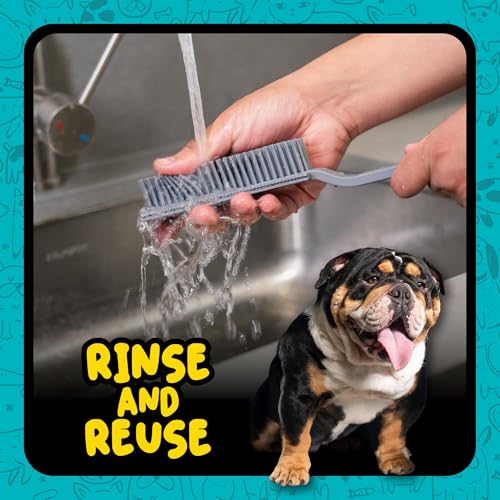 Chemical Guys Professional Rubber Pet Hair Removal Brush – Multi Surface Detailing & Pet Hair Removal Tool for Cars, Trucks, SUVs, RVs & Home – Removes Lint and Debris from Upholstery and Carpet - size: (Pack of 1)