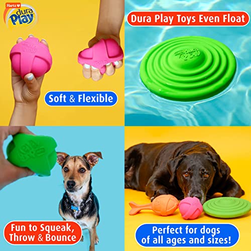 Hartz Dura Play Bacon Scented Squeak Ball Dog Toy for Small Breeds, 3 Pack - size: 3 Count, style: Small Ball
