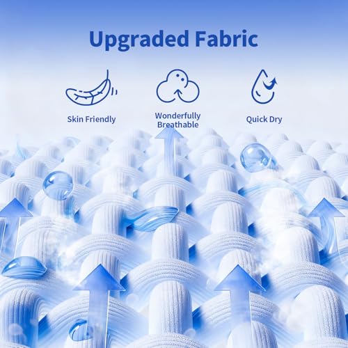 Dog Shirt, Cooling Vest Lightweight Breathable, Dog T-Shirts All-Season Sun Protection Quick Dry Soft Stretchy Reflective Tank Top - Small Medium Large Dogs (Blue Wave, Large) - color: Blue Wave, size: Large (44-55lbs)