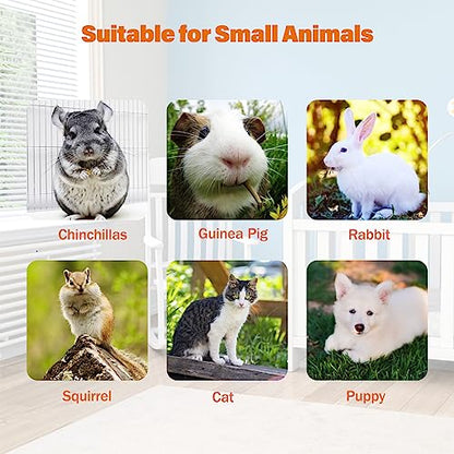 BWOGUE Bunny Tunnel Bed, 2-in-1 Collapsible Tunnel Tubes Toys with Removable Mat Hideout for Cats Kittens Rabbits Guinea Pigs Kitty - color: Blue